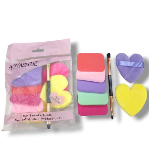 Set Esponja x7 + Mini Brocha