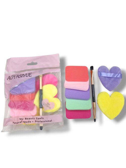 Set Esponja x7 + Mini Brocha