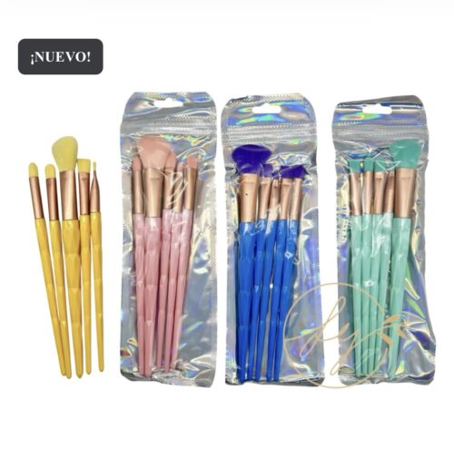 Set Brochas Pastel x5