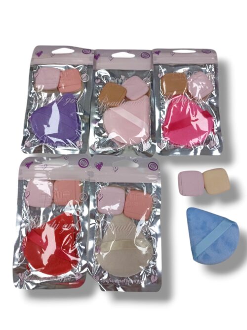 Set Esponja x3 Beauty Girl
